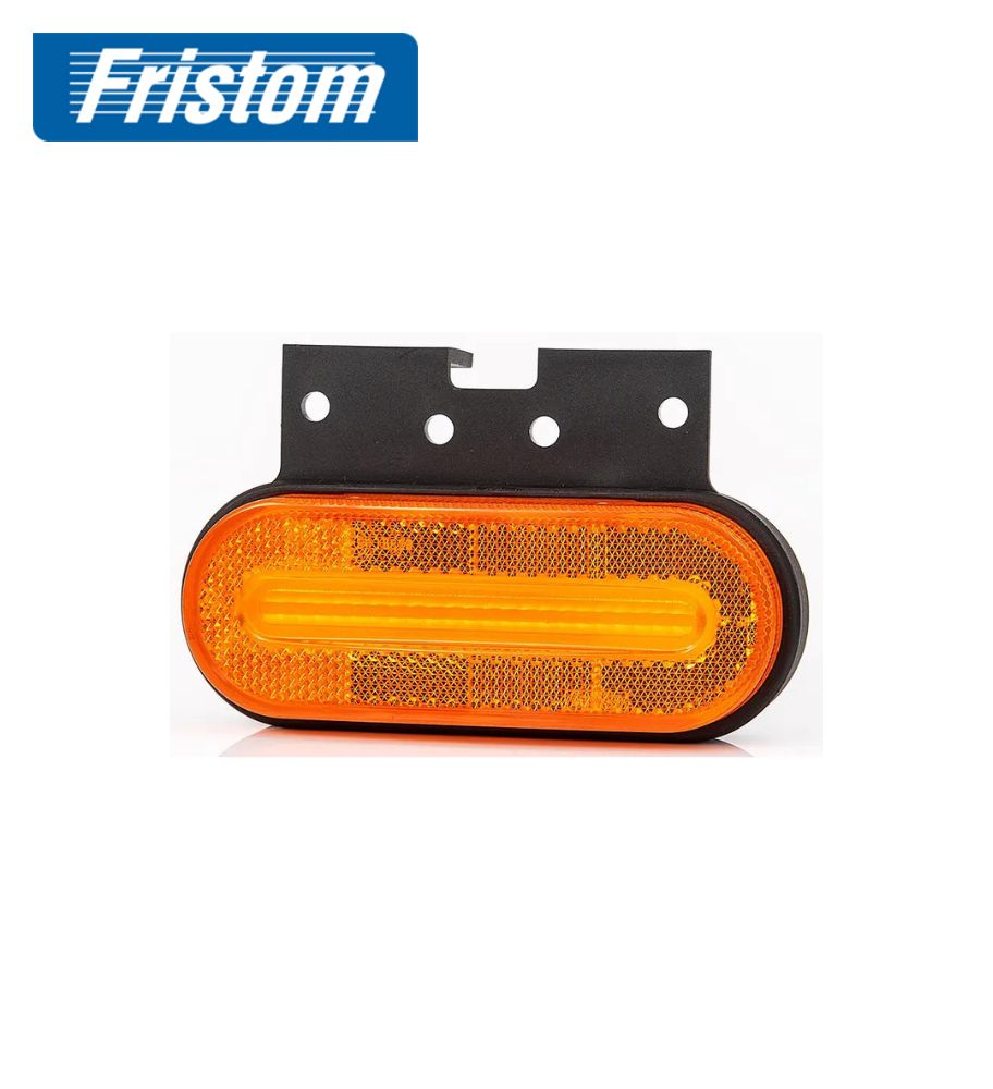 Fristom feu de position ovale avec catadioptre orange