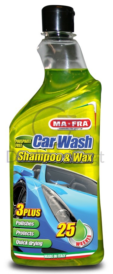 Car wash shampoo+wax cire