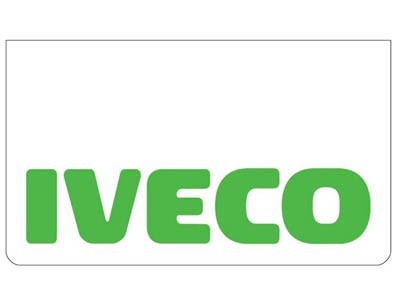 [B0539] Bavette avant blanche avec logo IVECO vert