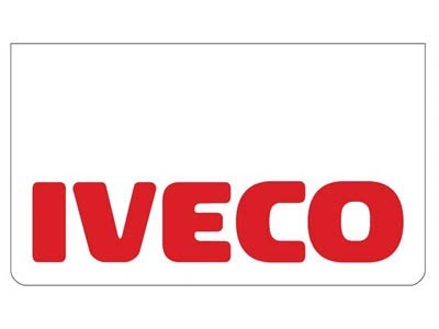 [B0541] Bavette avant blanche avec logo IVECO rouge