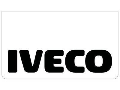[B0542] Bavette avant blanche avec logo IVECO noir
