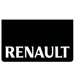 [B0533] Bavette avant noire avec logo RENAULT blanc