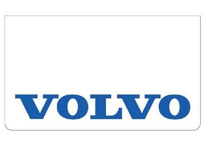 [B0510] White front mudguard with blue VOLVO logo
