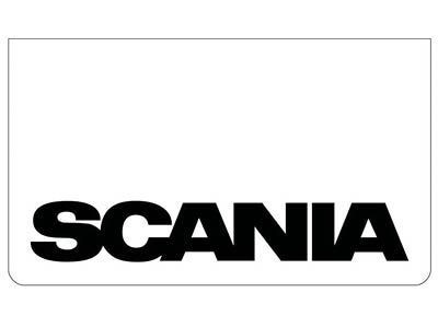 Bavette avant blanche avec logo SCANIA Noir