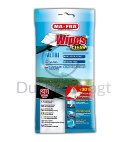Window cleaning wipes