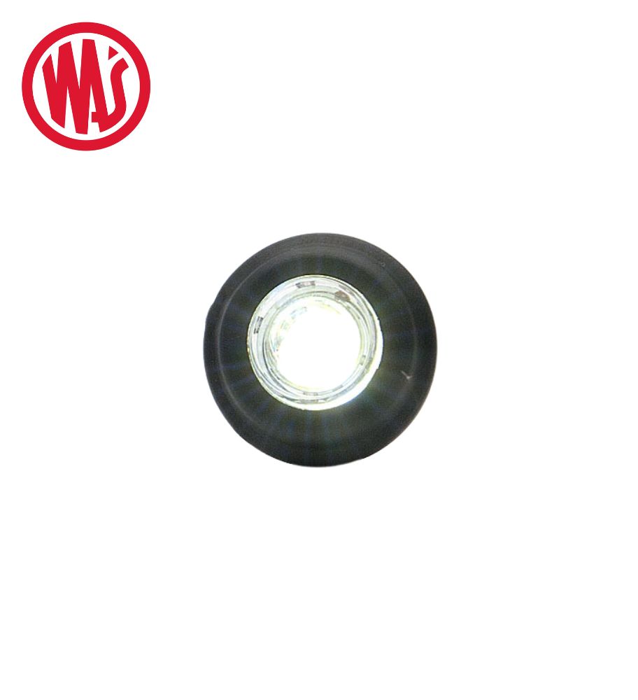 Was feu de position rond encastrable 1 led blanc