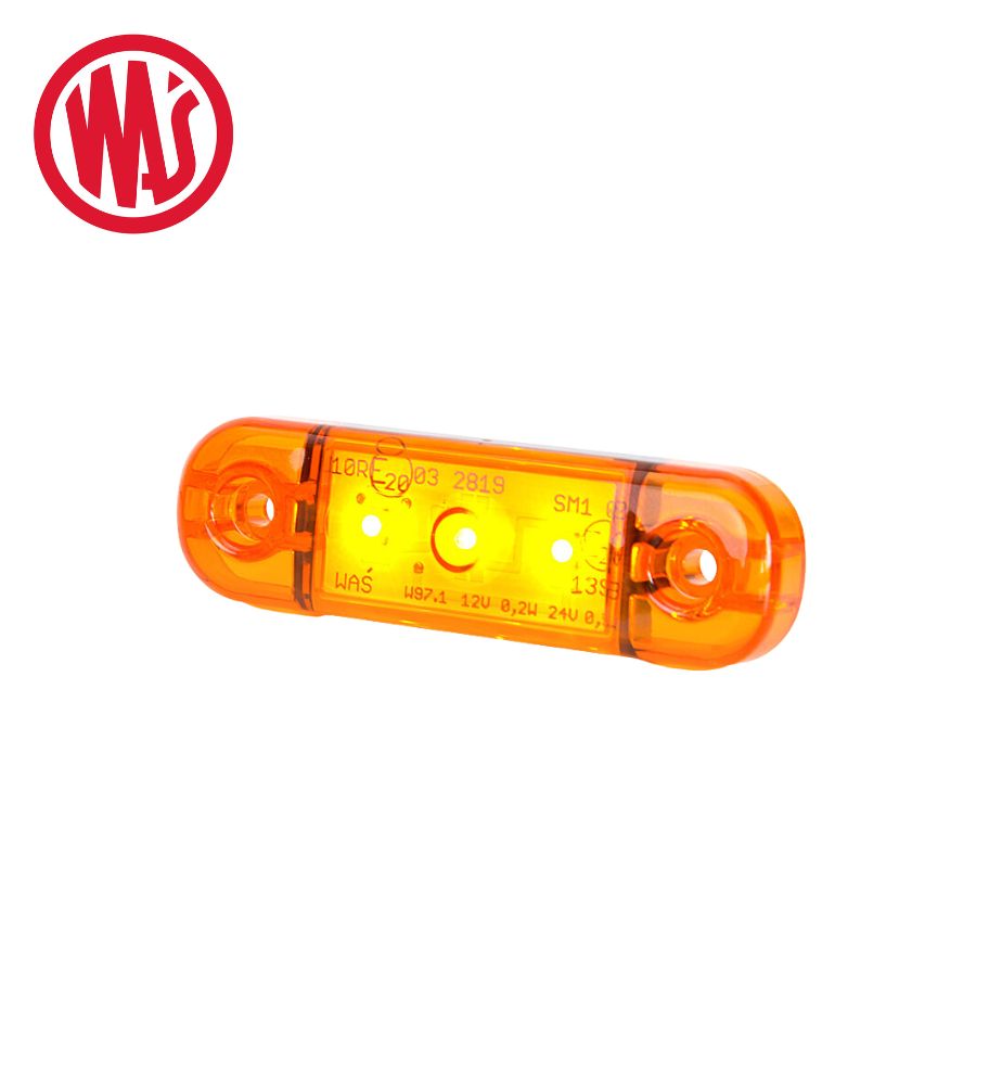 Was slim 3 LED orange position light