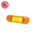 Was feu de position slim 3 Led orange
