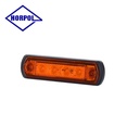Horpol feu position 4 led plat orange