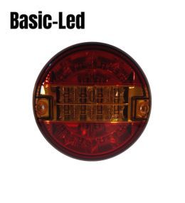 Feu arrière rond LED - 0,5/3/3W- 12/24V - 150mm