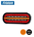 Fristom phare arrière multifonction Dark ovale Bayonnet