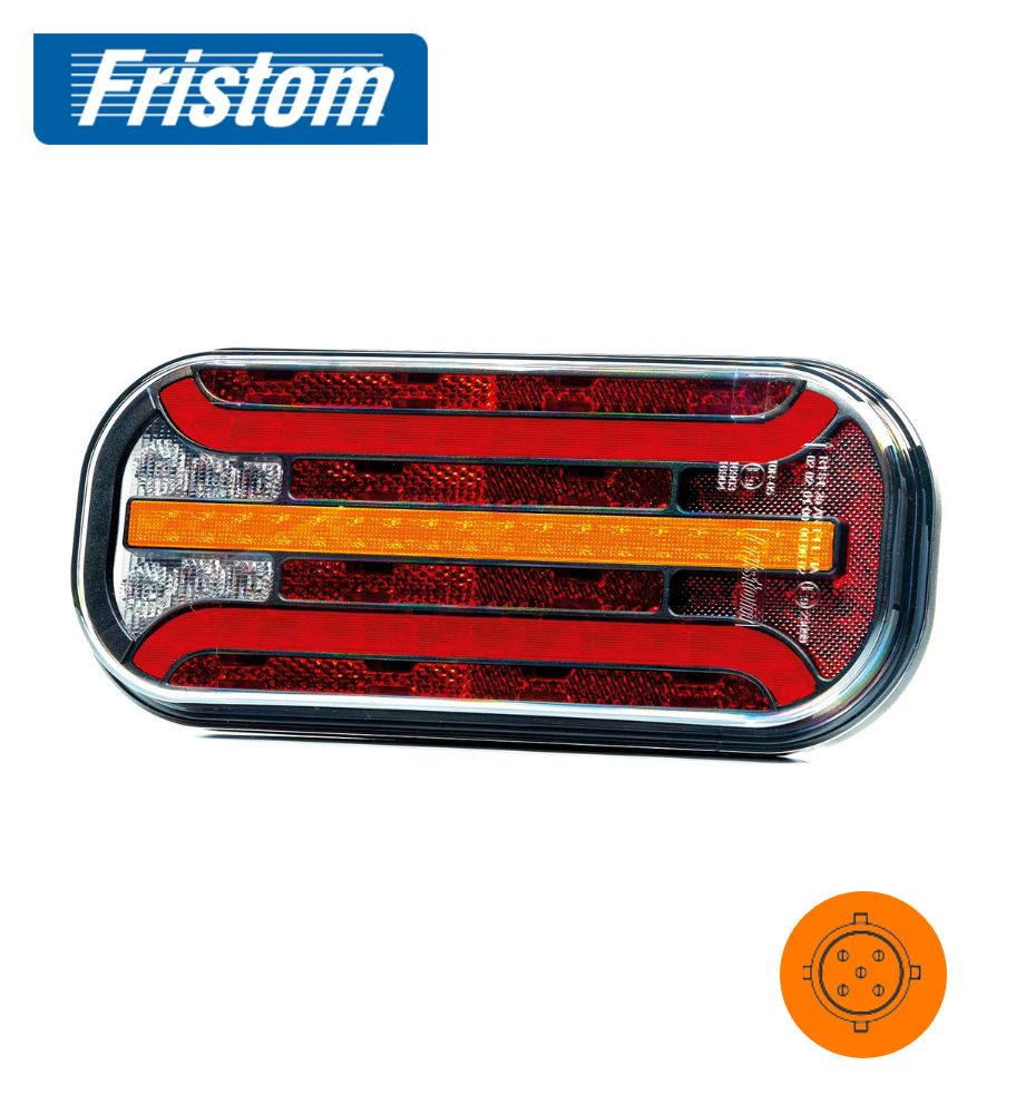 Fristom oval multifunction rear light with reversing light Cable