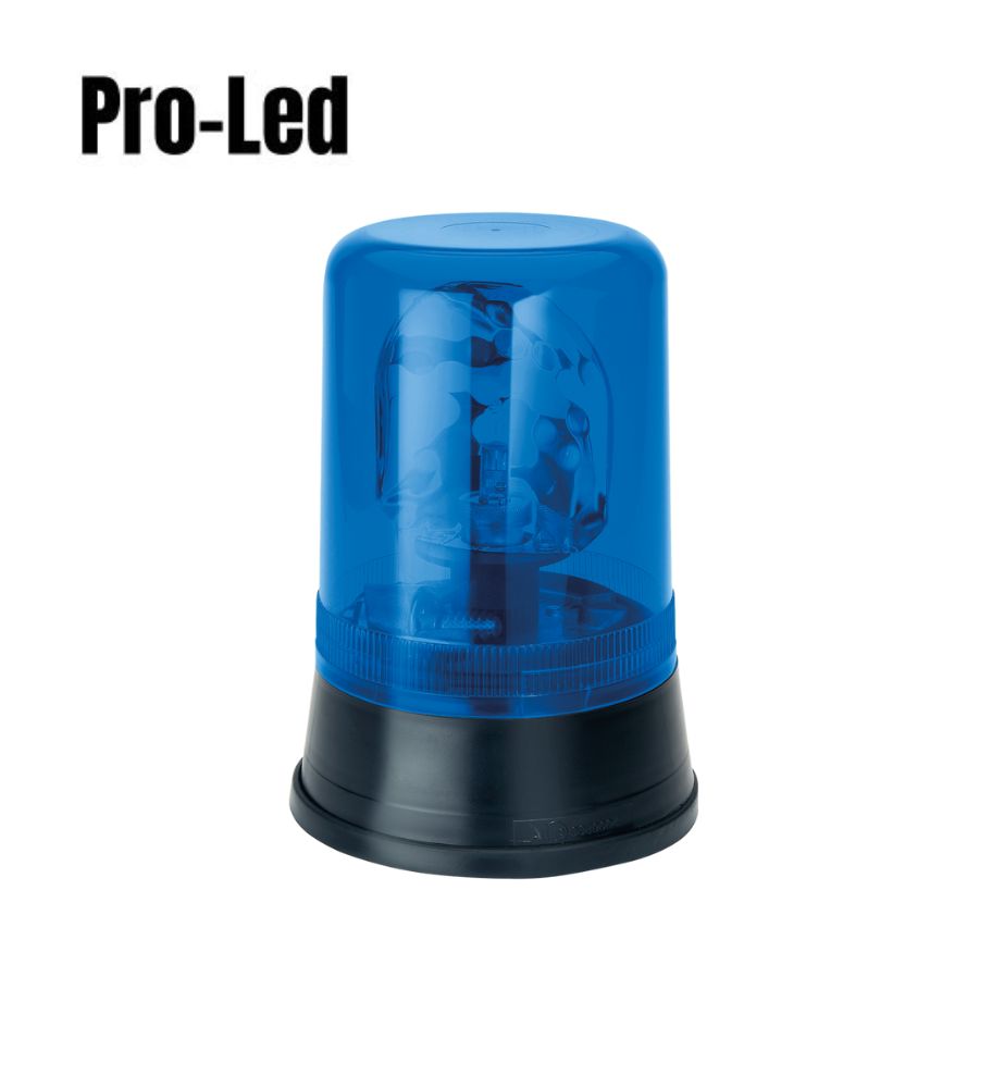 Pro Led Gyrophare Halogène 24v fixe bleu