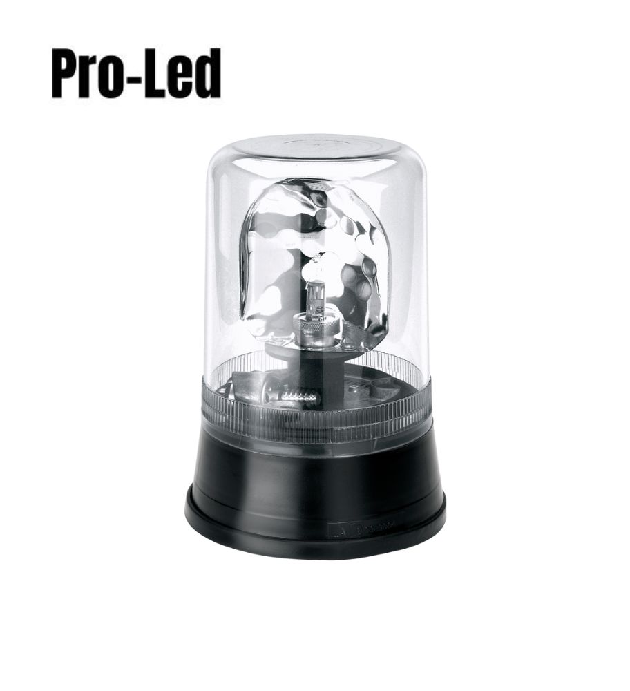 Pro Led Gyrophare Halogène 24v fixe transparent