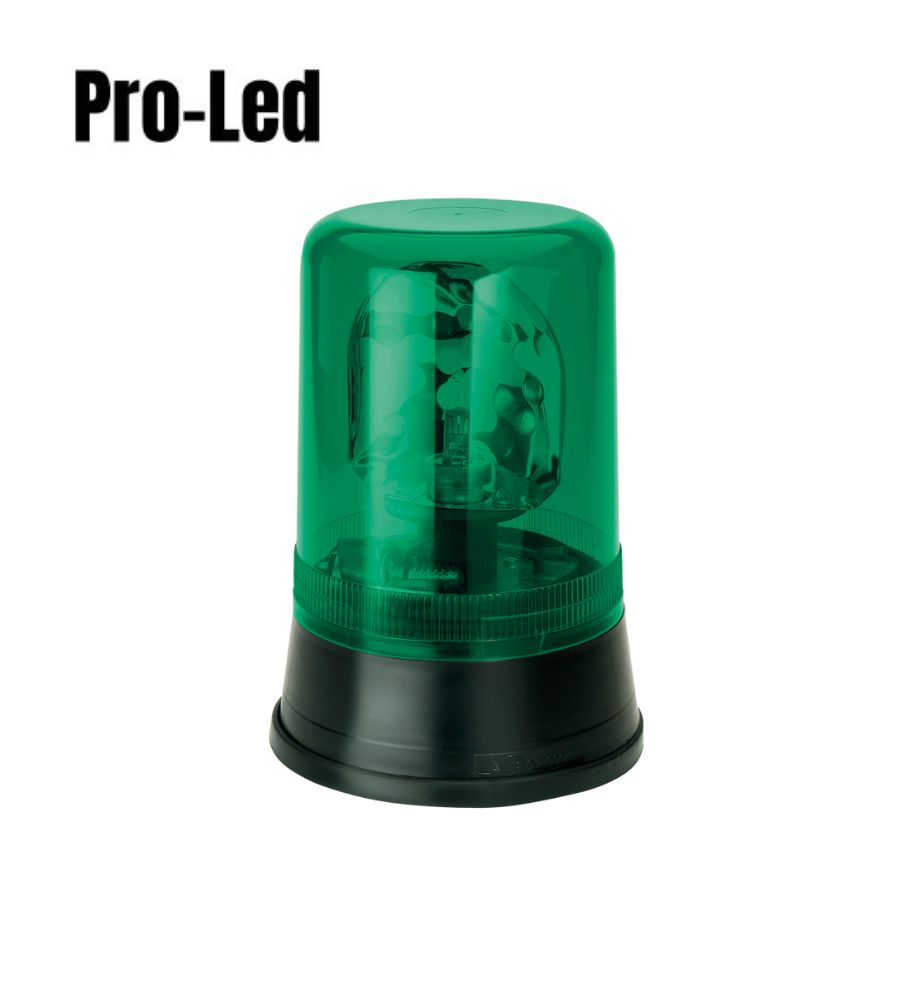 Pro Led Gyrophare Halogène 24v fixe vert