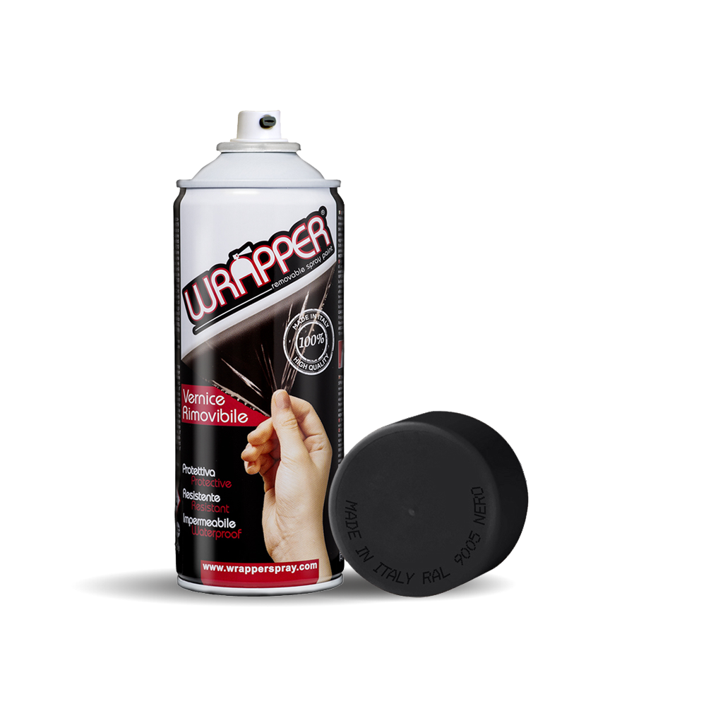 Peinture amovible -  Noir mat