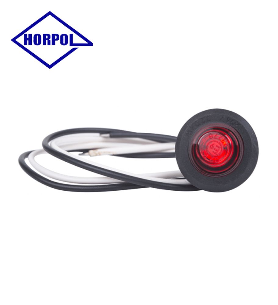 [FG2633LD] Horpol feu de position frontal rond rouge