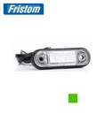 Fristom feu de position rectangle 2 Led vert