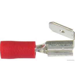 Interconnexion douille plate rouge 0.5-1mm² (50 pièces)