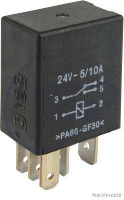 [75613176] Relay - 5 poles - 24V - 5/10A