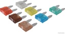 Pack of 7 mini plug fuses
