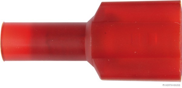 Fiche sertie fiche plate rouge isolé 0.5-1.5mm²  (50 pièces)