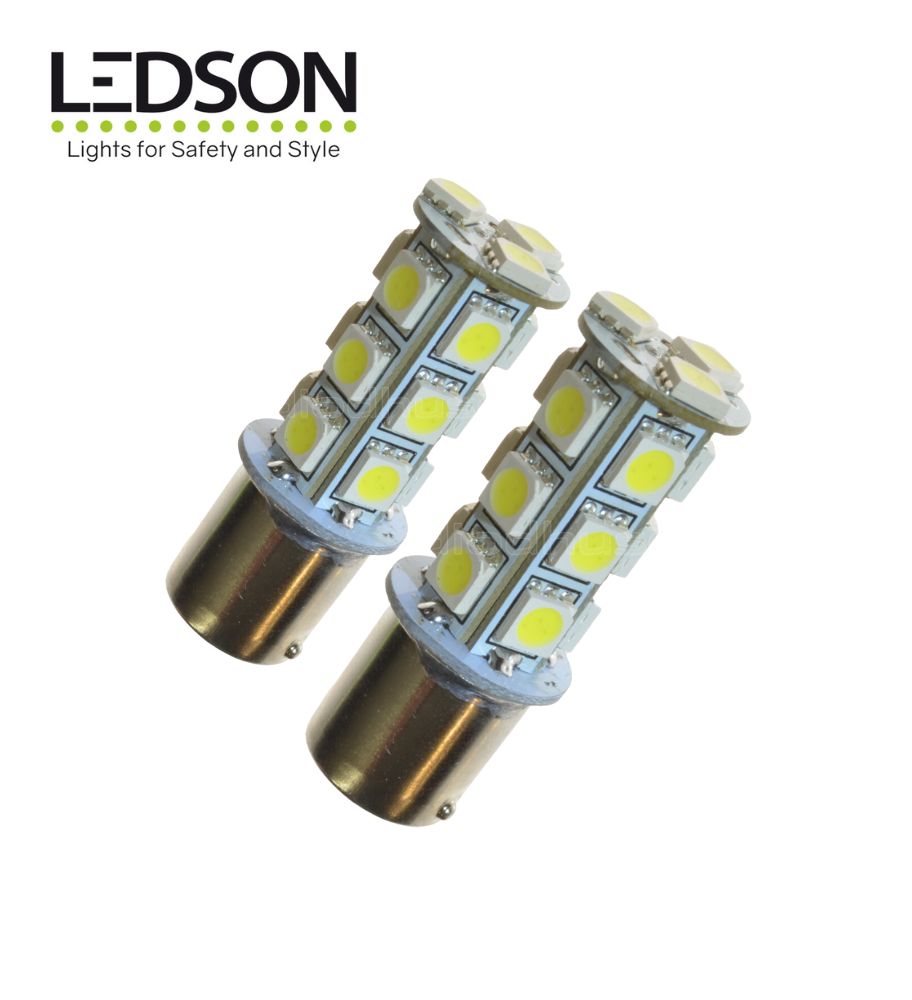 Ledson ampoule LED BA15s P21W 12v blanc froid
