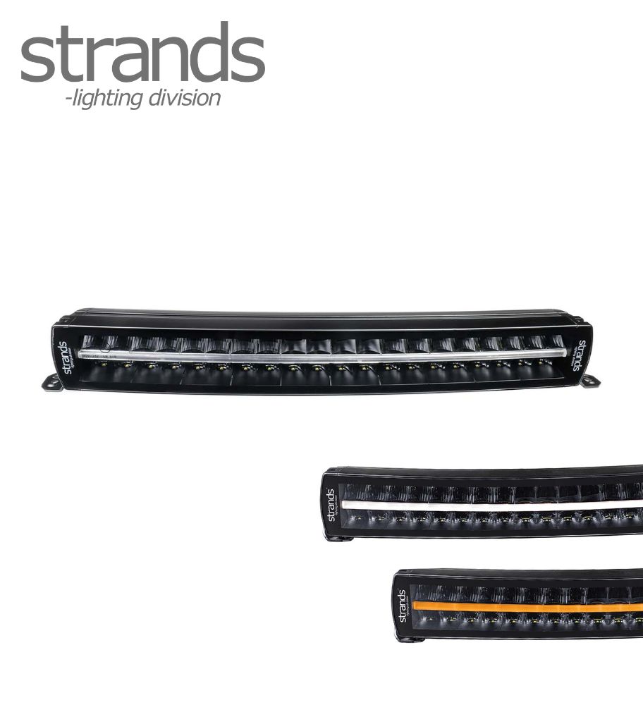 Strands Barre LED double incurvée Siberia 22" 566 mm