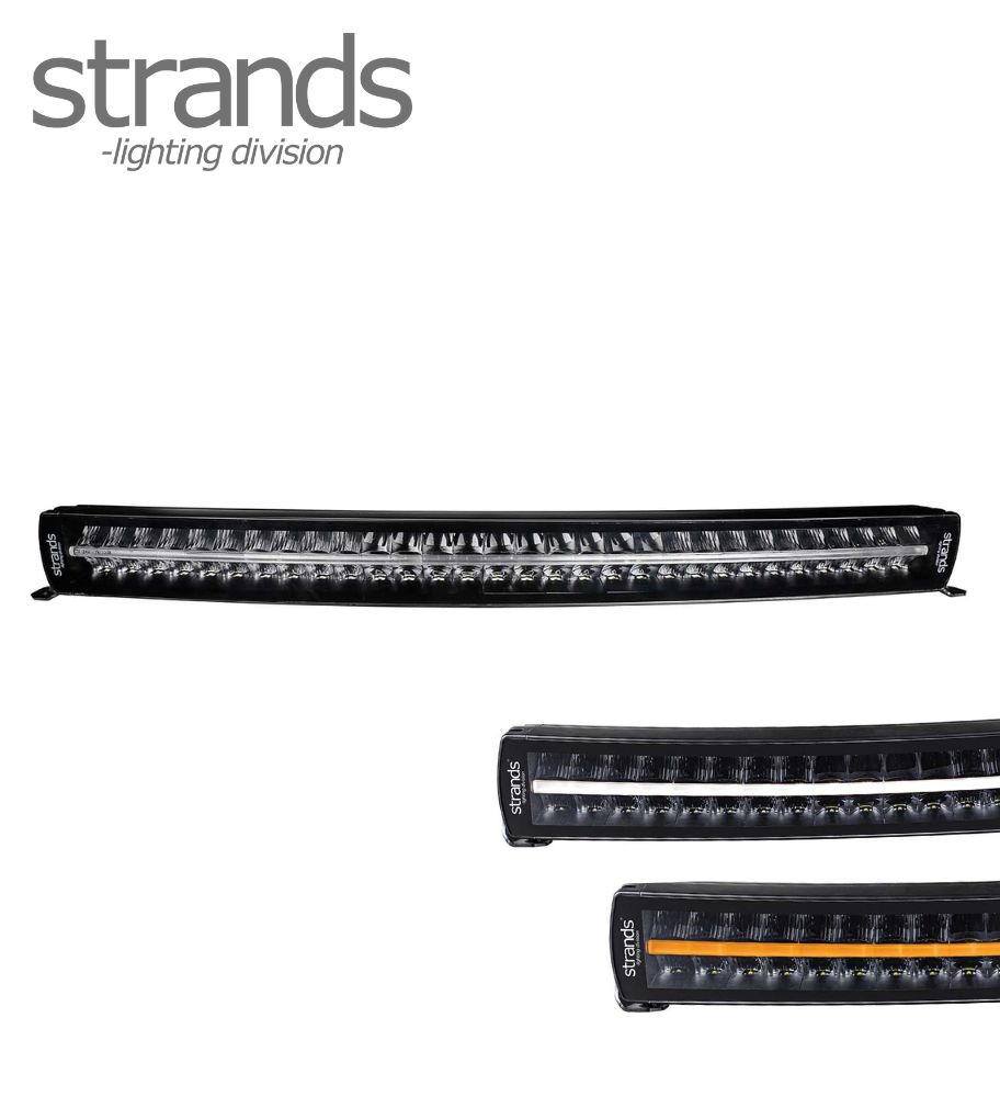 Strands Barre LED double incurvée Siberia 32" 823 mm