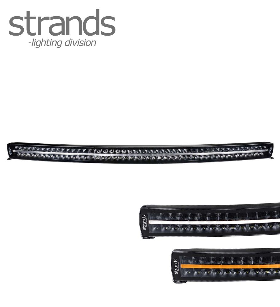 Strands Barre LED double incurvée Siberia 50" 1281mm