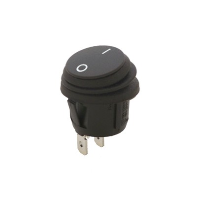 Interrupteur à bascule étanche - On-Off - 250V - Noir