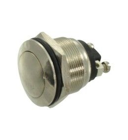 Bouton poussoir chromé 12V 20A