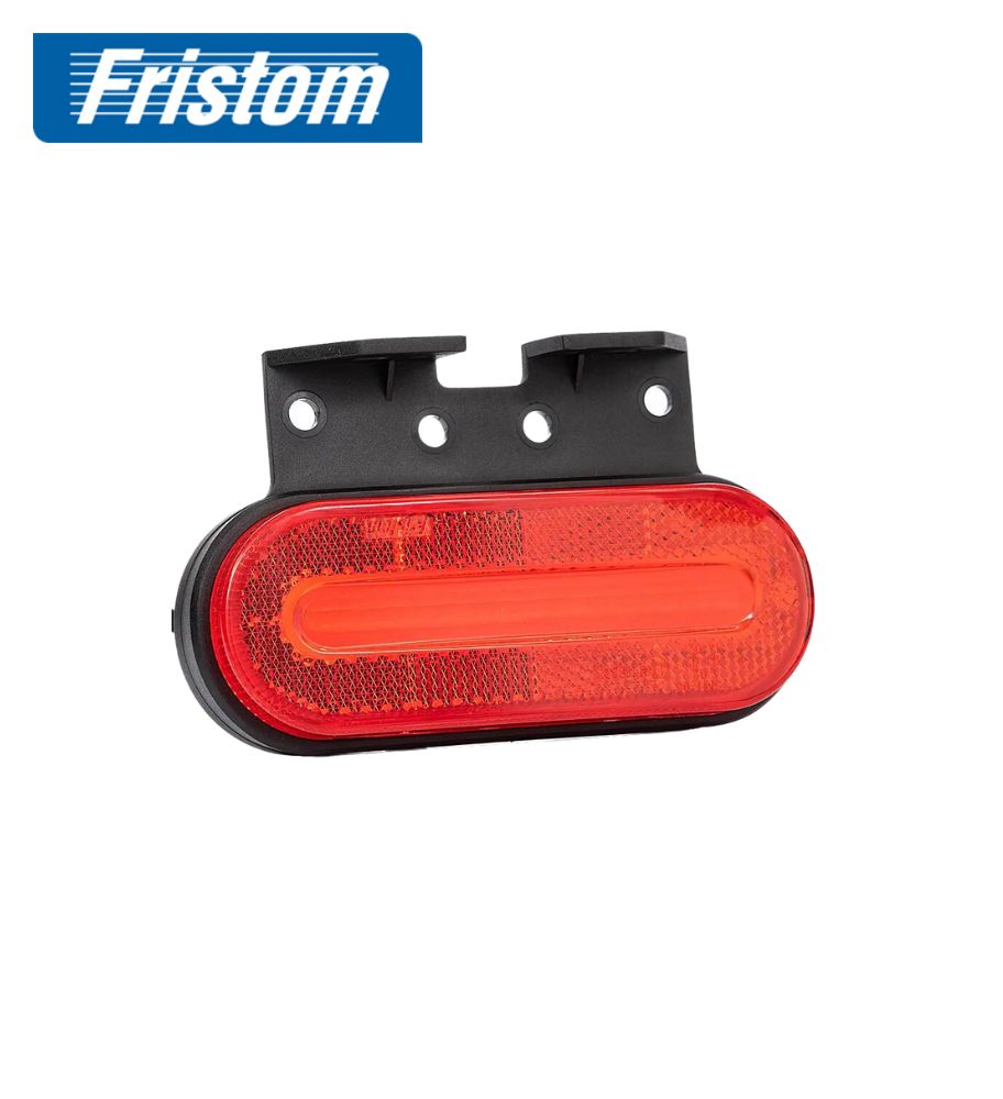 Fristom feu de position ovale avec catadioptre rouge