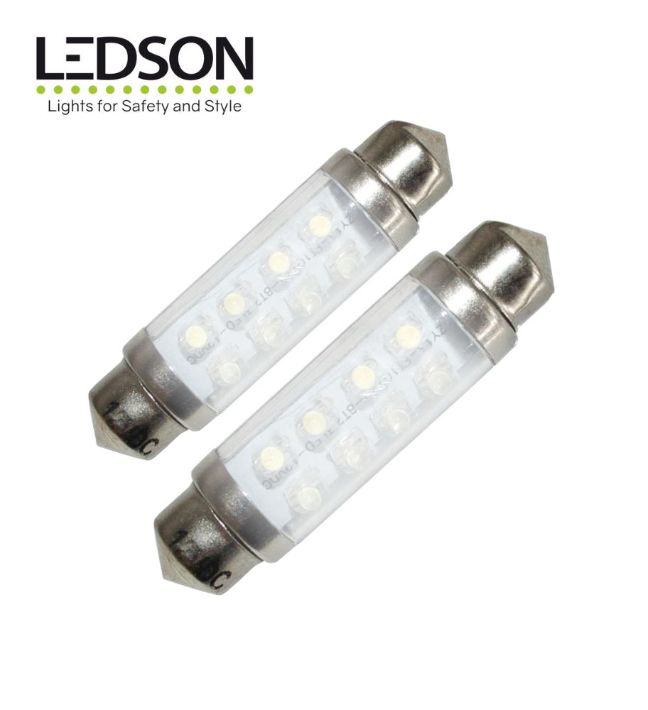 [A248582] Ledson ampoule navette 42mm LED blanc froid 24v