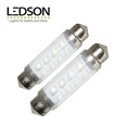 Ledson ampoule navette 42mm LED blanc froid 24v