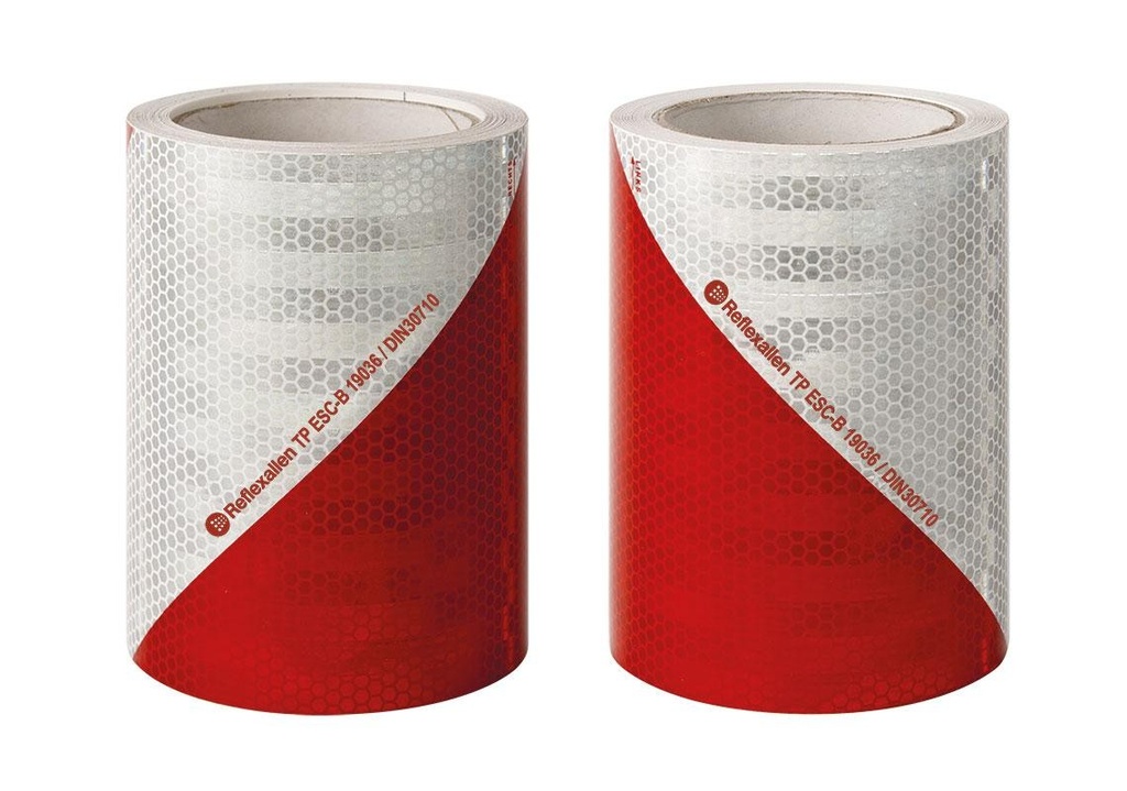 Set rouleau Chevron Rouge/Blanc 9m