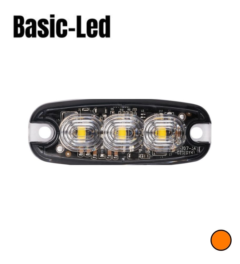 Basic Led Flash 3 Led orange