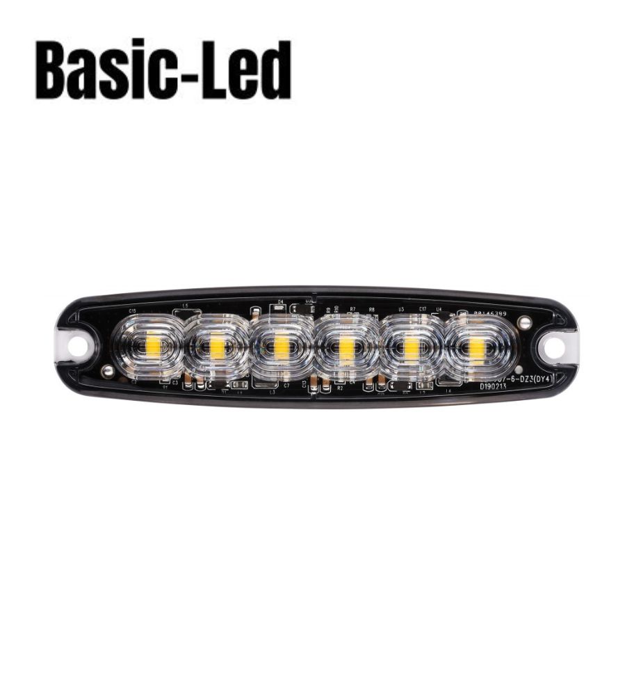 Basic Led Flash 6 Led orange