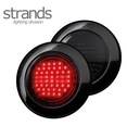 Strands feu de position et stop rond rouge Dark Knight