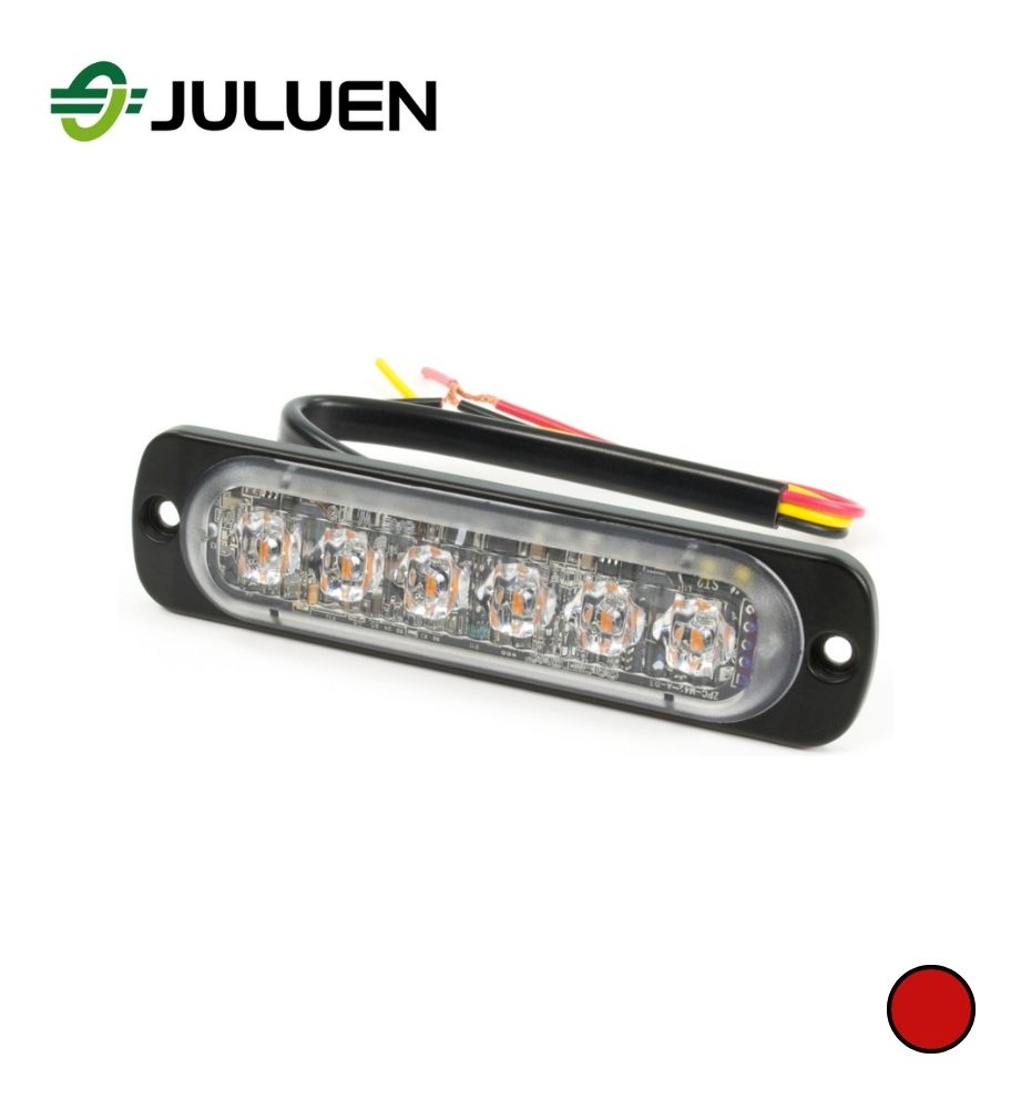 Juluen Flash ST6 6 led rouge