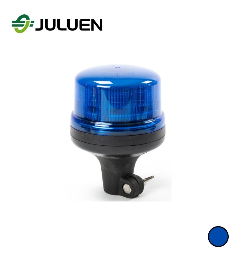 Gyrophare LED - Led Bleu - 12/24V - 30W - 11,8cm - Juluen