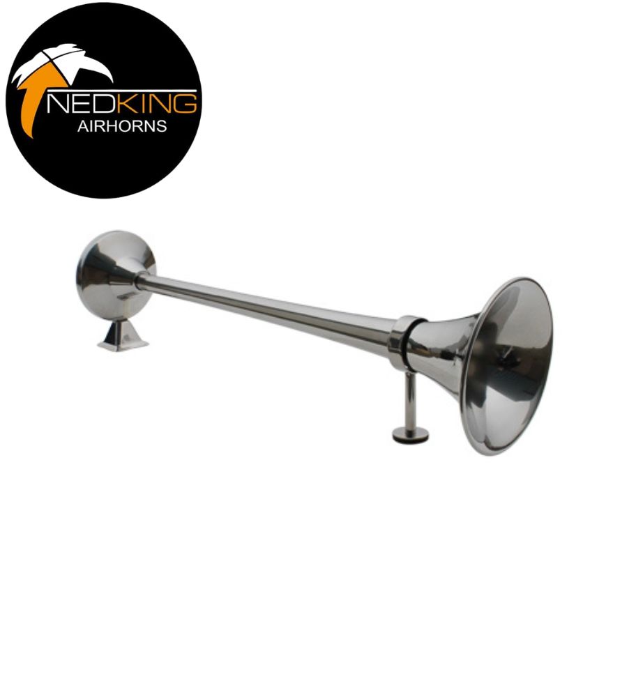 Nedking trompette pneumatique  acier 550mm (Ø 140mm)