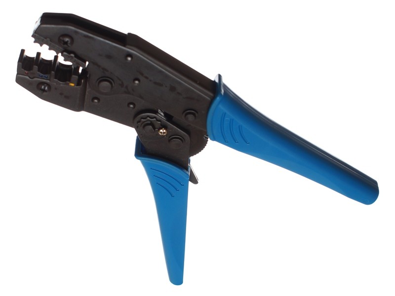 Cable terminal crimping tool