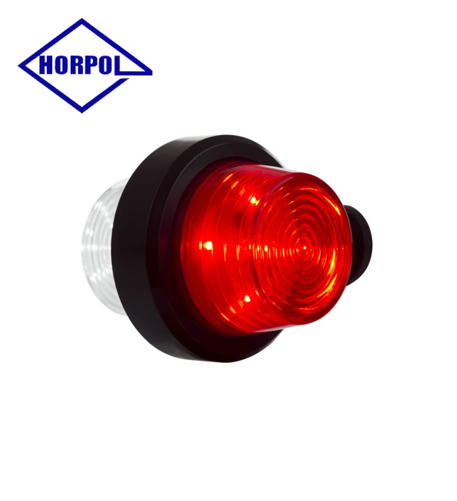 Horpol feu de gabarit Oldschool blanc et rouge court