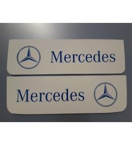 Bavette MERCEDES - 18x60cm - Bleu
