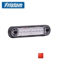 Fristom feu de position rectangulaire 8 Led rouge