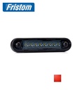 Fristom feu de position rectangulaire 8 Led DARK rouge