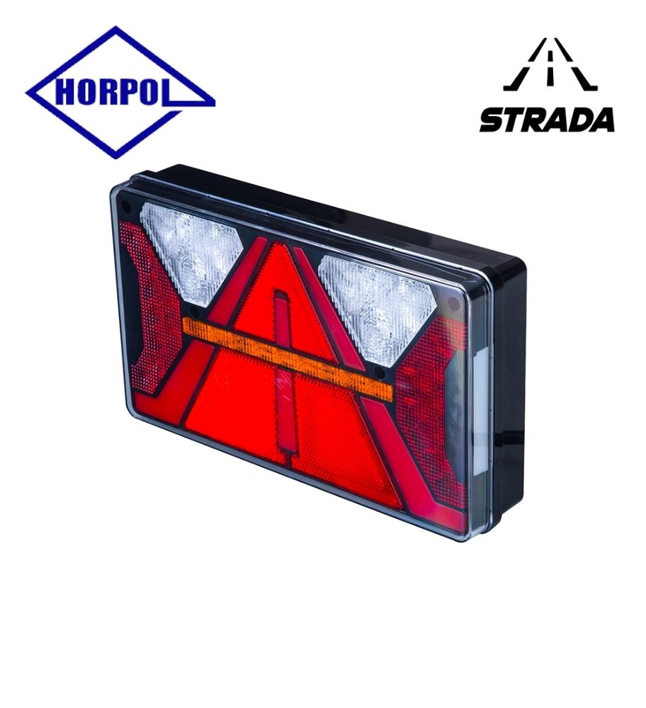 Horpol phare arrière multifonction Strada avec réflecteur 12-24v GAUCHE