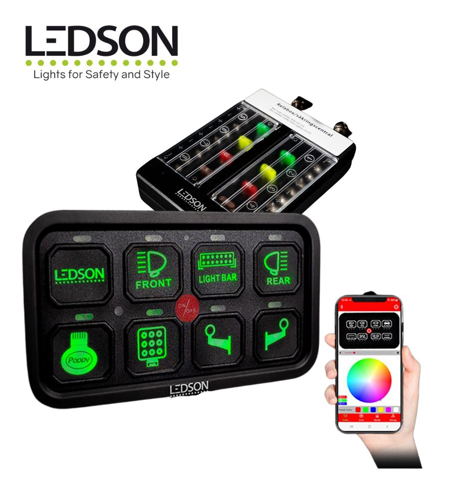 Ledson boitier de contrôle télécommandé 12/24v