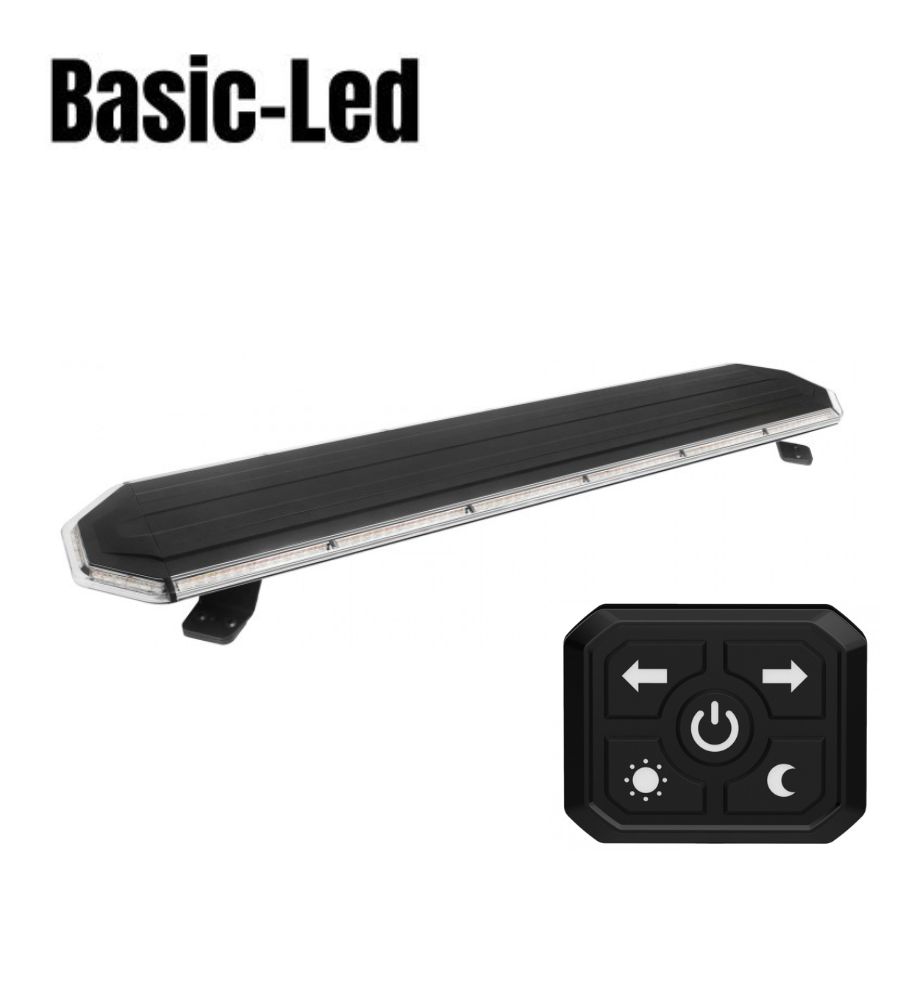 Rampe Flash LED 614mm - 108 LED - 74W - 12/24V